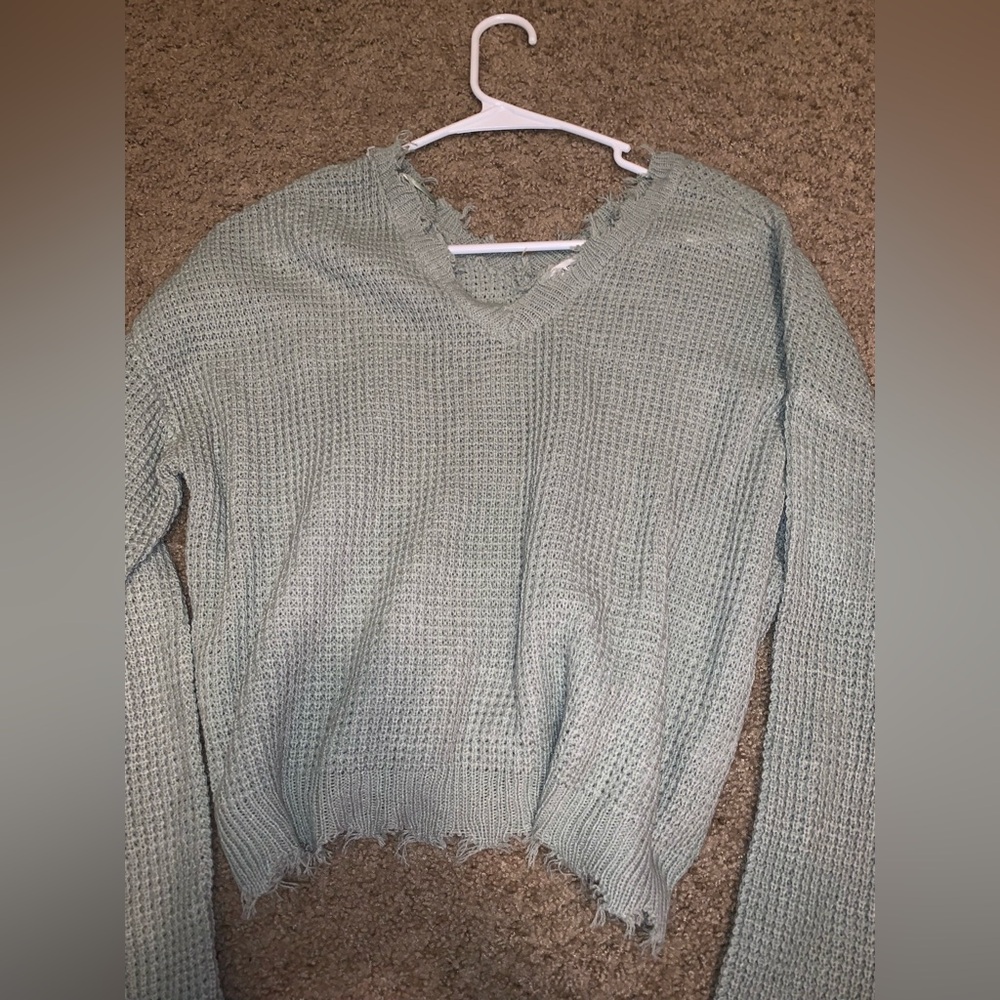 Moon & madison distressed sweater